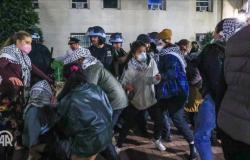 فيديو: مشاهد وحشية لاعتقال طلاب جامعة كولومبيا المتضامنين مع غزة